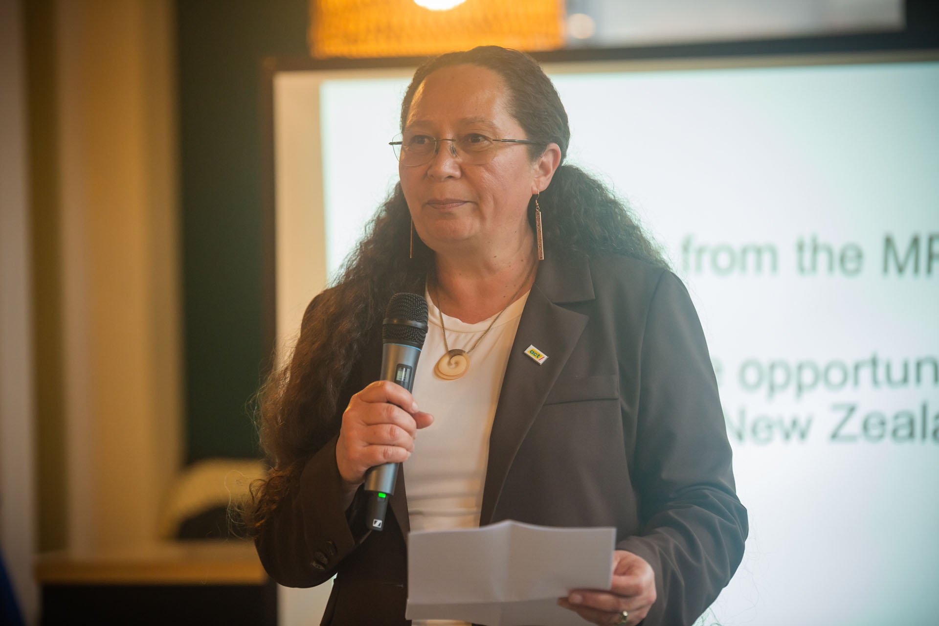 Hon. Nicole McKee at the BPNZ Wellington launch